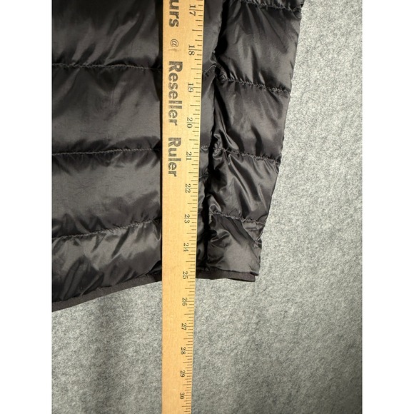 Uniqlo Ultra Light Down Puffer Vest Women XL Black Water Repellent Full Zip - Picture 6 of 8